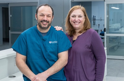 Benjamin Abella, MD, director of the Center for Resuscitation Science and Ursina Teitelbaum, MD, clinical director of the Penn Pancreatic Cancer Research Center